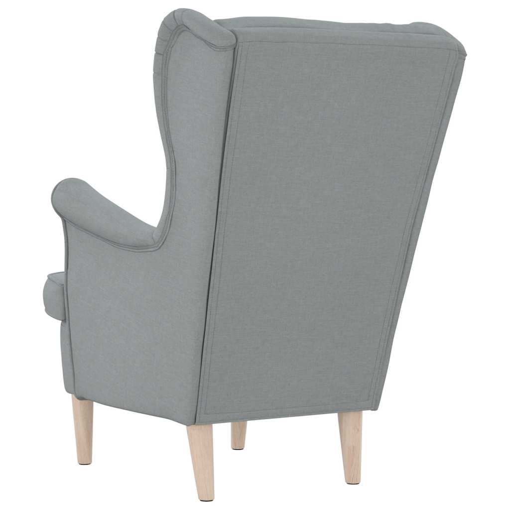 Fotelja svjetlosiva 74x84x100 cm od tkanine