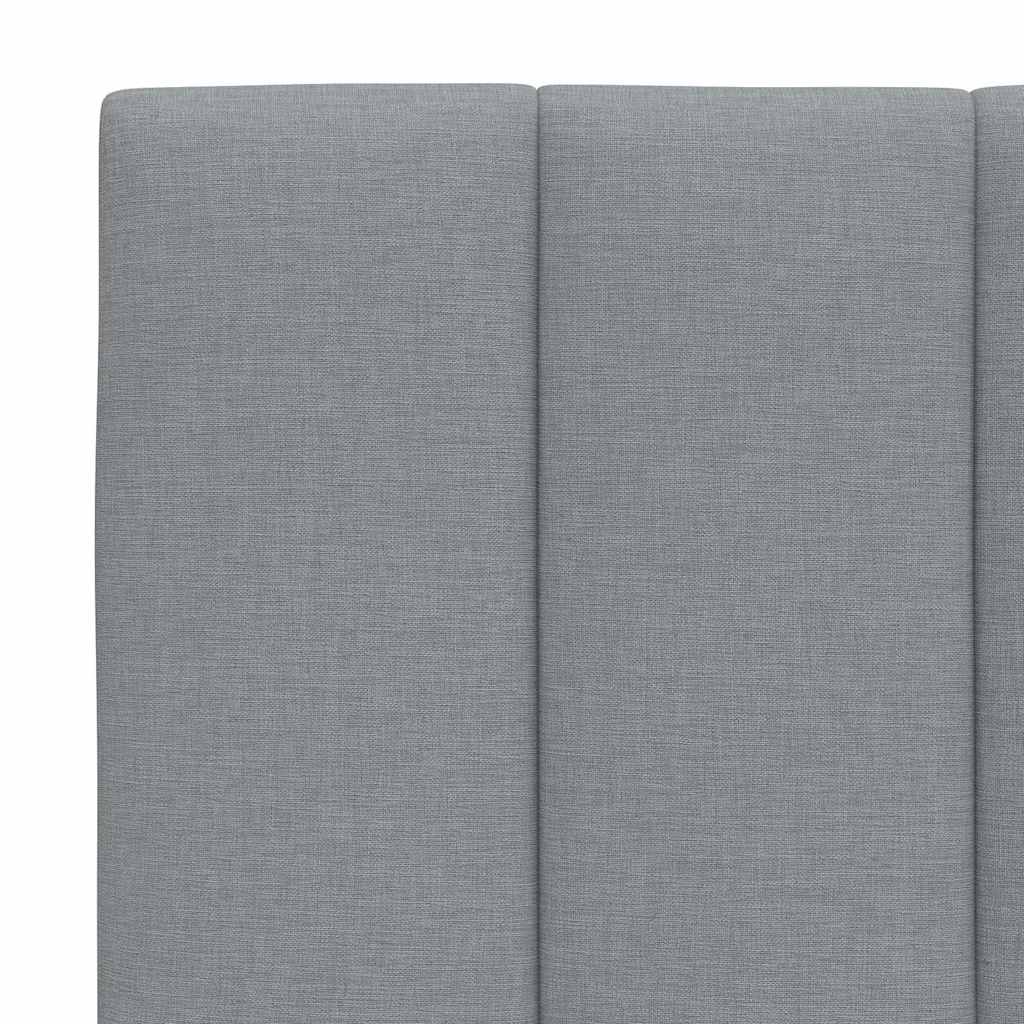 Jastuk za uzglavlje Hanko svjetlosivi 80 cm od tkanine