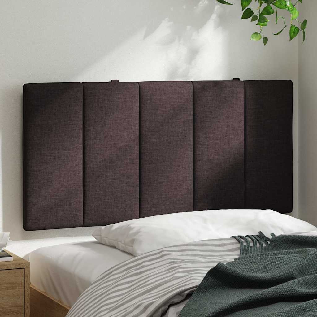Jastuk za uzglavlje Hanko tamnosmeđi 100 cm od tkanine