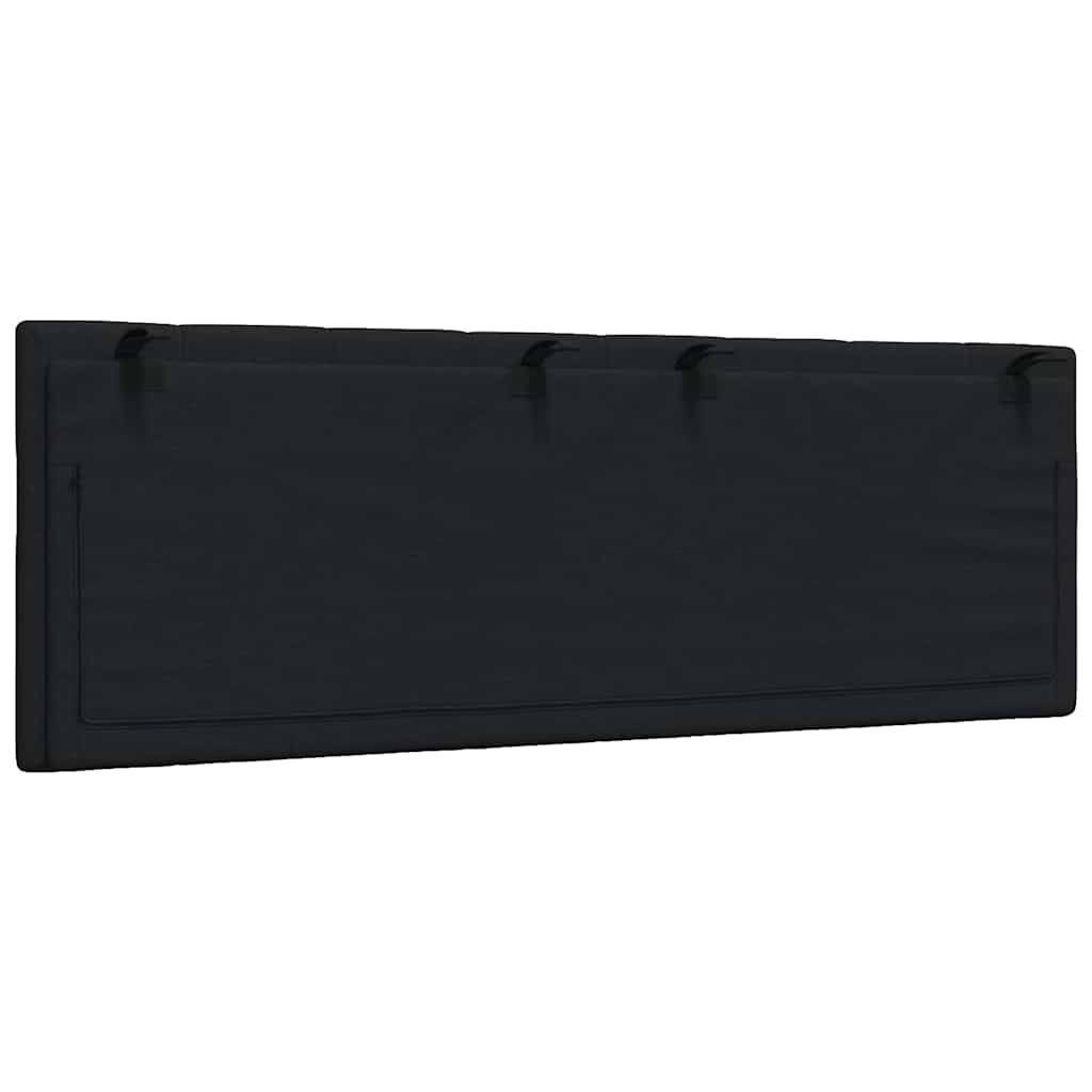 Jastuk za uzglavlje Hanko crni 140 cm od tkanine