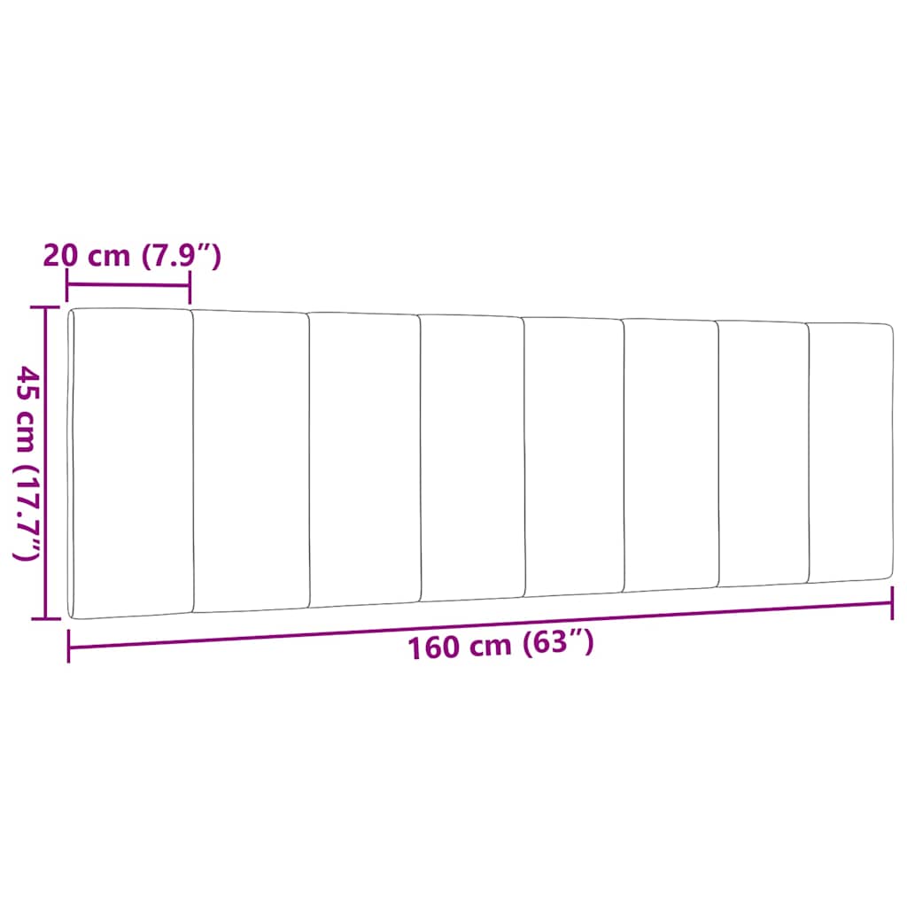 Jastuk za uzglavlje Hanko svjetlosivi 160 cm od tkanine