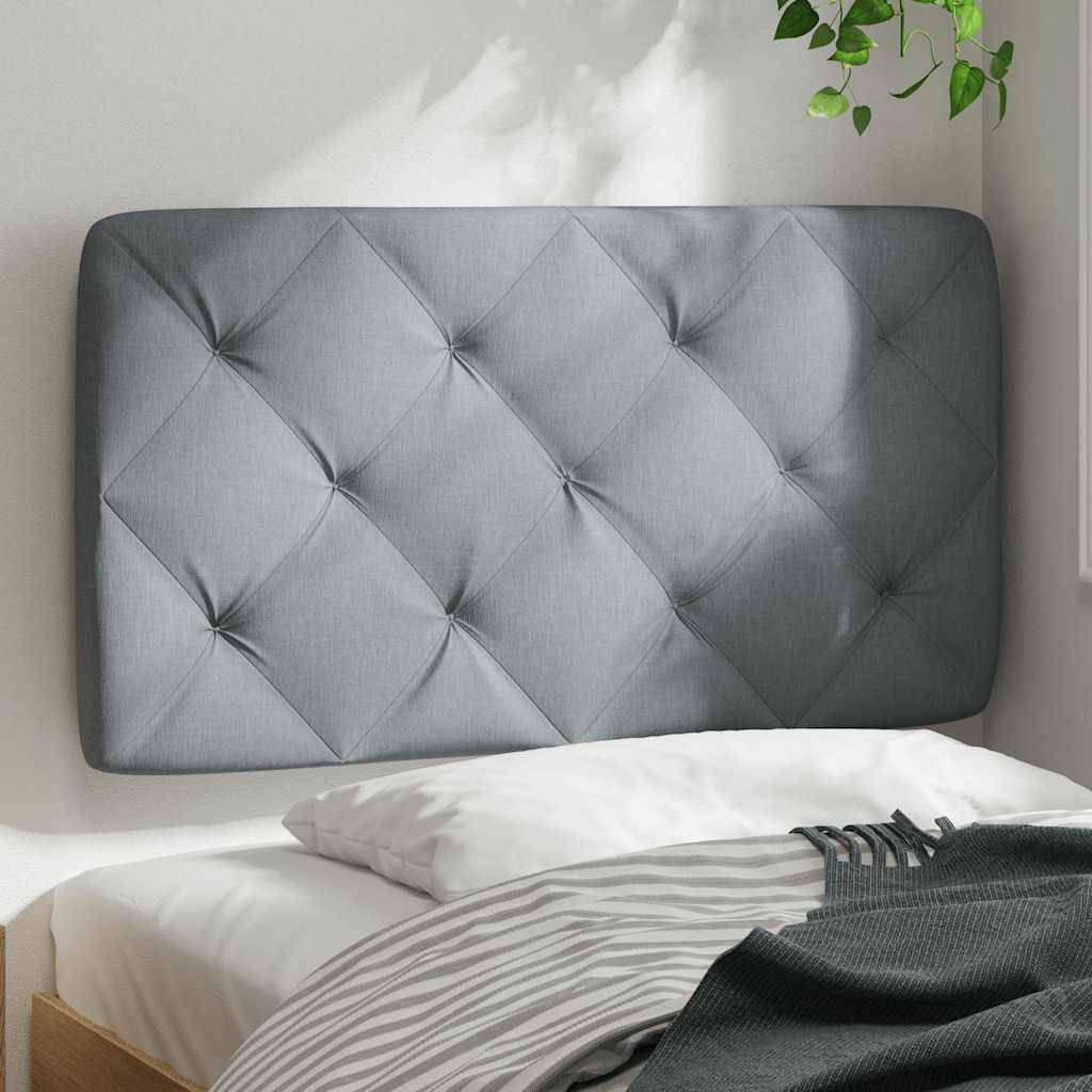Jastuk za uzglavlje svjetlosivi 80 cm od tkanine