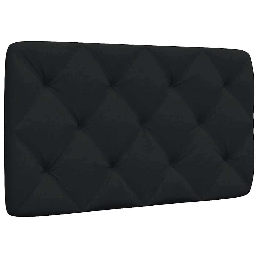 Jastuk za uzglavlje crni 90 cm od tkanine