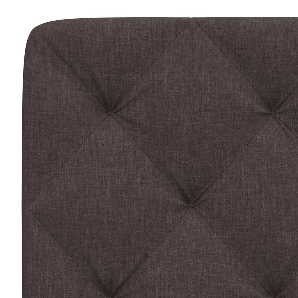 Jastuk za uzglavlje tamnosmeđi 120 cm od tkanine