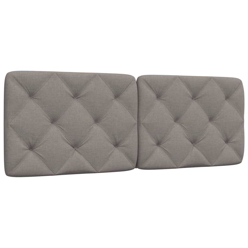Jastuk za uzglavlje smeđesivi 120 cm od tkanine