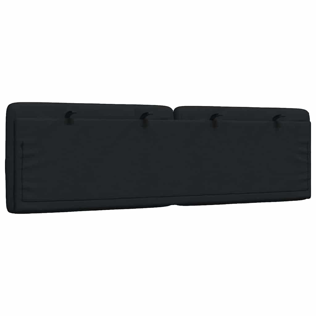 Jastuk za uzglavlje crni 160 cm od tkanine