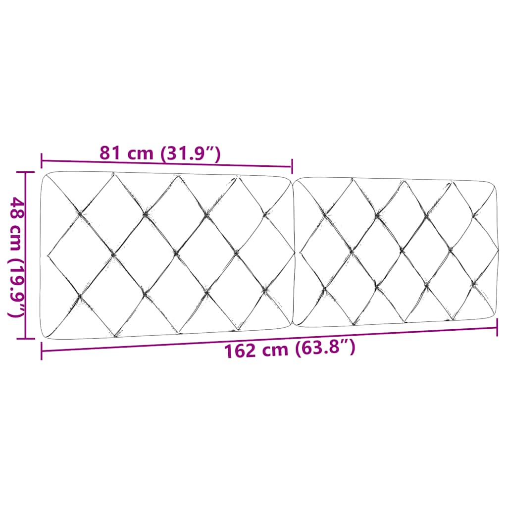 Jastuk za uzglavlje krem 160 cm od tkanine