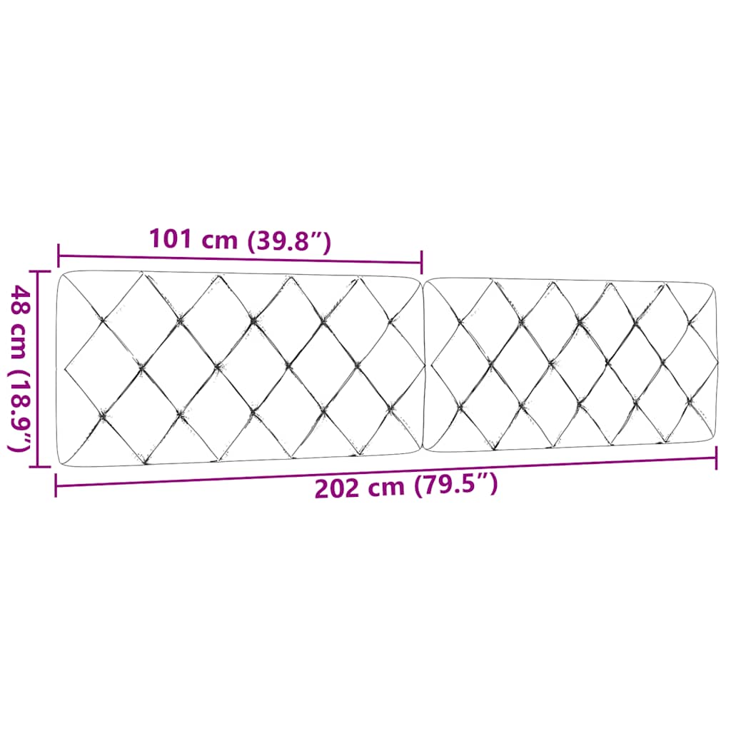 Jastuk za uzglavlje krem 200 cm od tkanine