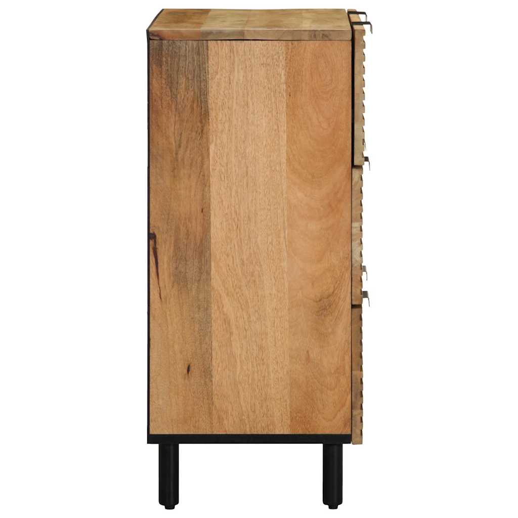 Komoda 2 kom smeđa 60x33x75 cm Puno drvo Mango