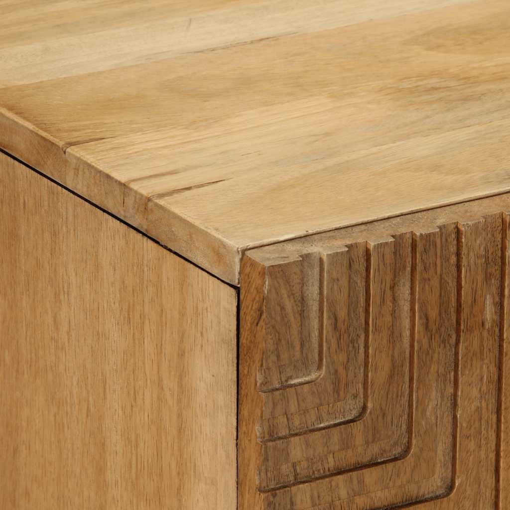 Komoda od 3 komada smeđa 60x33x75 cm Puno drvo Mango