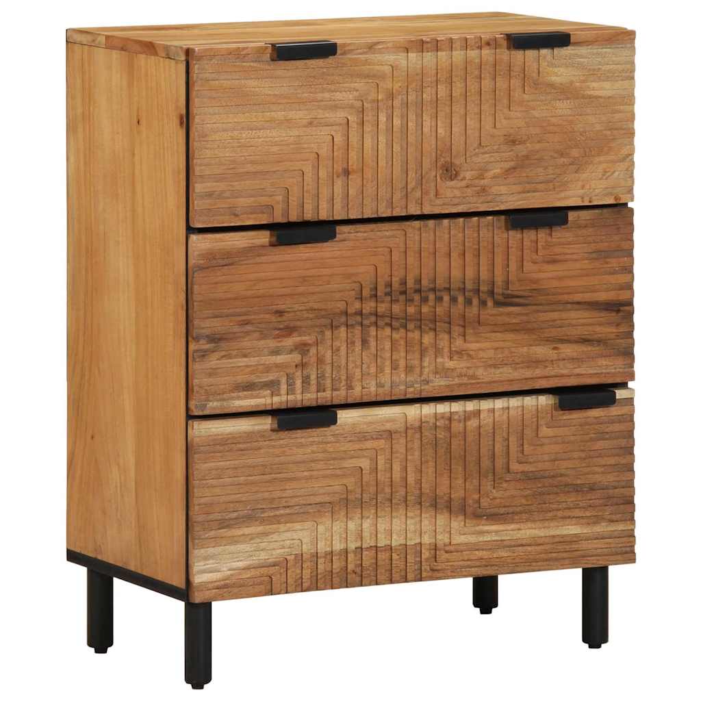 Set komoda 2 kom. 120 x 33 x 75 cm Čvrsto drvo akacije