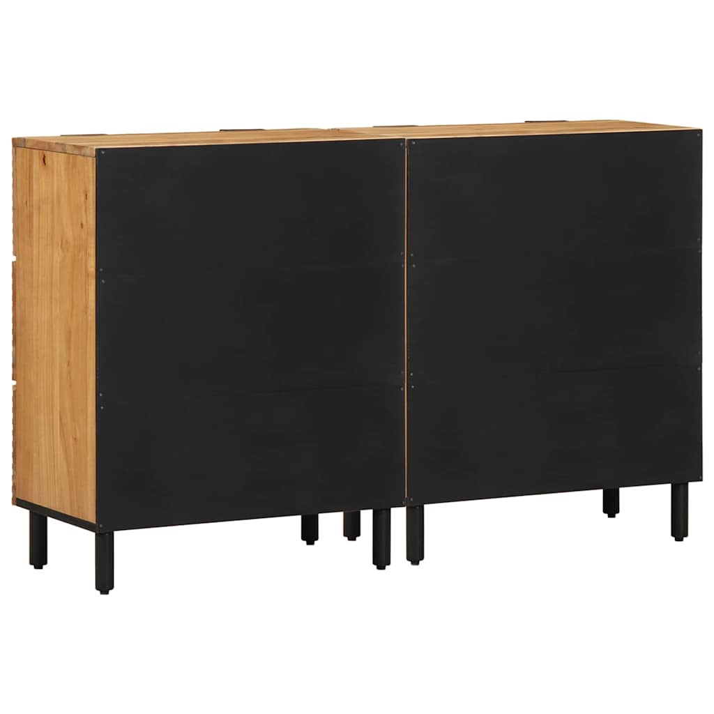 Set komoda 2 kom. 120 x 33 x 75 cm Čvrsto drvo akacije