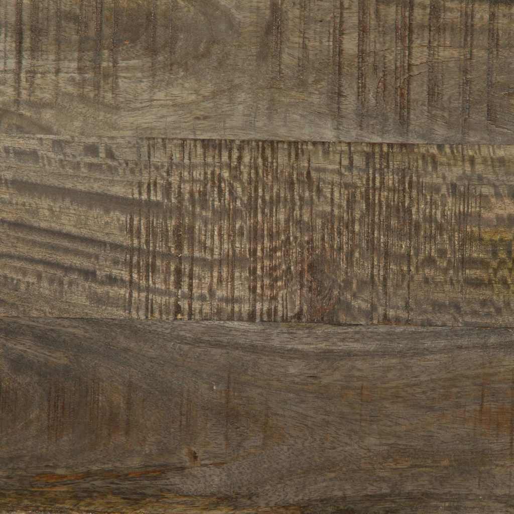 Komoda od 3 komada svijetlo siva 60x33,5x75 cm Puno drvo Mango