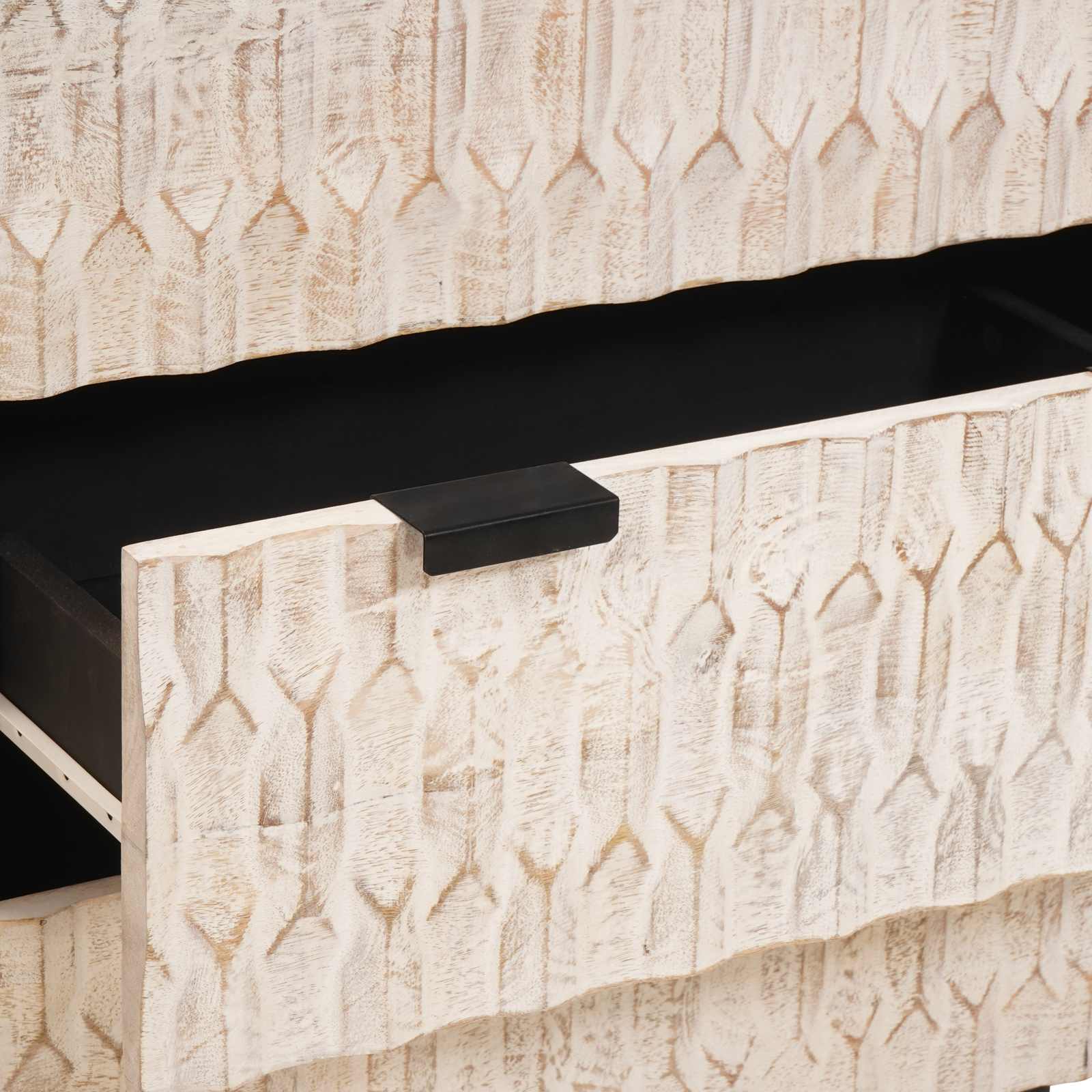 Kreveta 2 pcs Finš bijelog pranja 60 x 33 x 75 cm