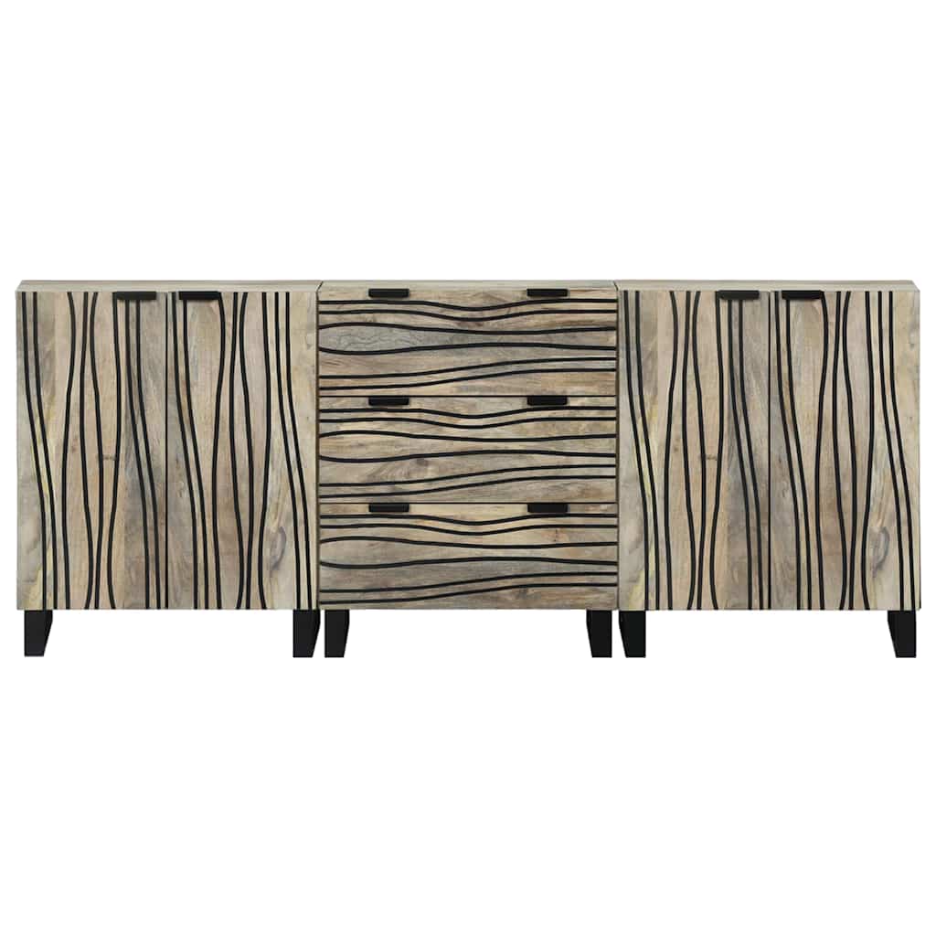 Set namještaja za kupaonicu 3 pcs Bijelo Konstruirano drvo