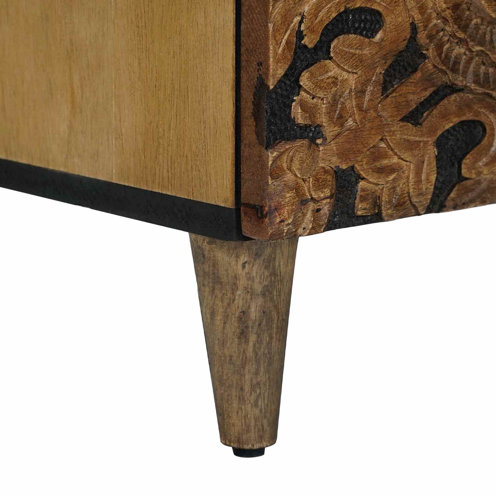 Kreveta 2 pcs Smeđa 60 x 33,5 x 75 cm Čvrsto drvo manga