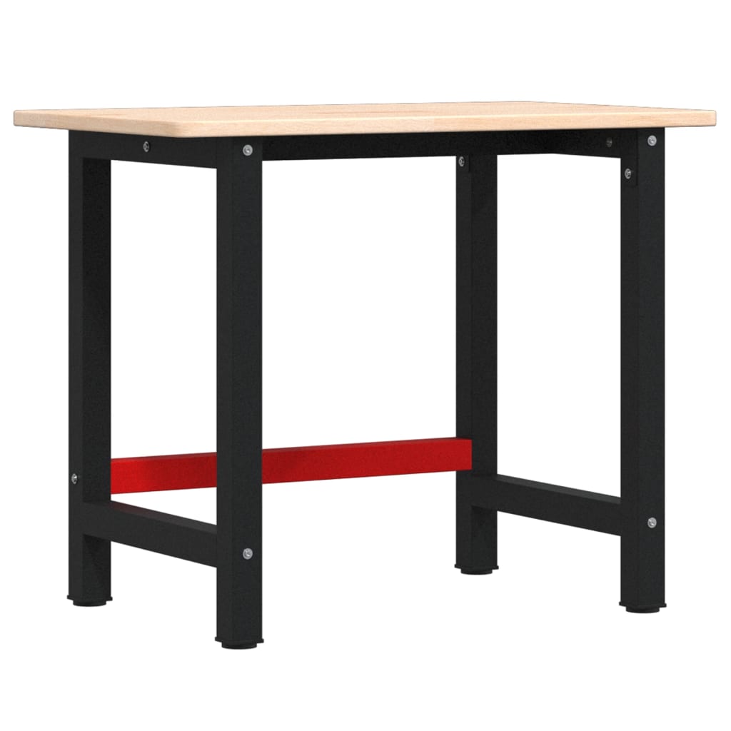 Radni stol 100 x 60 x 81,5 cm od masivne hrastovine pravokutni