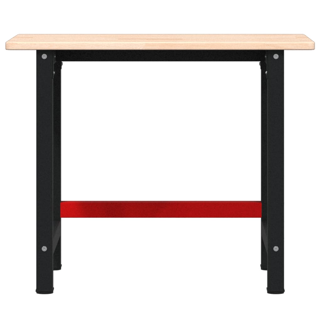 Radni stol 100 x 60 x 81,5 cm od masivne hrastovine pravokutni