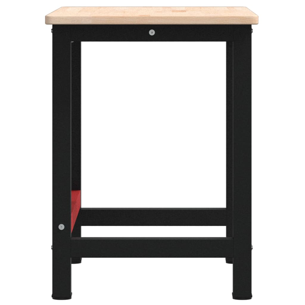 Radni stol 100 x 60 x 81,5 cm od masivne hrastovine pravokutni