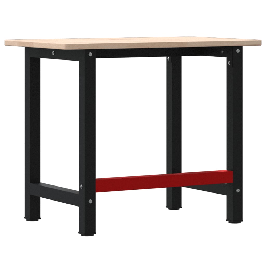 Radni stol 100 x 60 x 81,5 cm od masivne hrastovine pravokutni