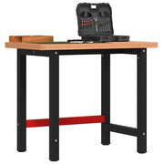 Radni stol 100 x 60 x 83 cm od masivne bukovine pravokutni