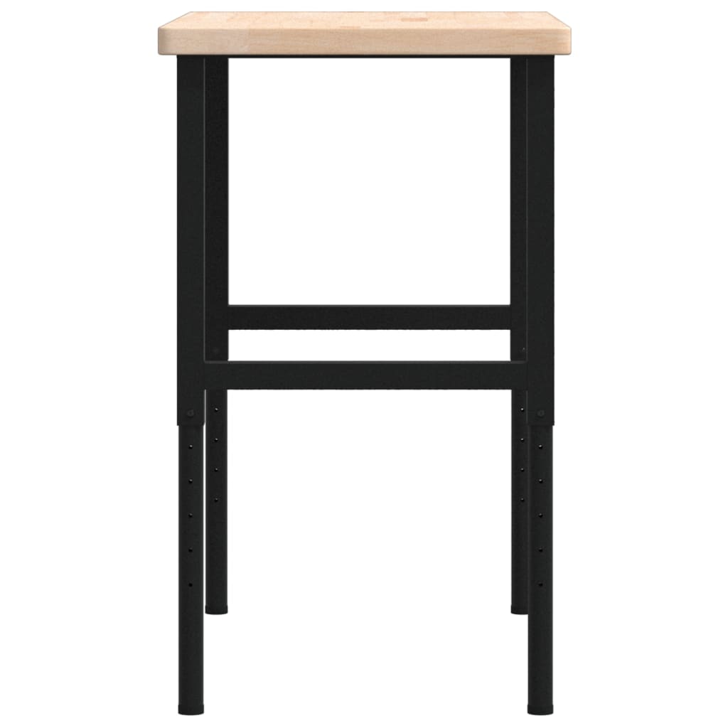 Radni stol 100x60x(73-99,5) cm od masivne hrastovine pravokutni
