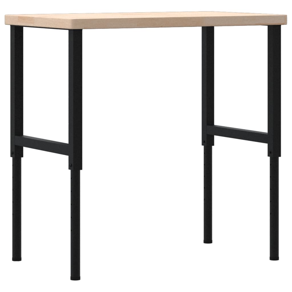 Radni stol 100x60x(73-99,5) cm od masivne hrastovine pravokutni