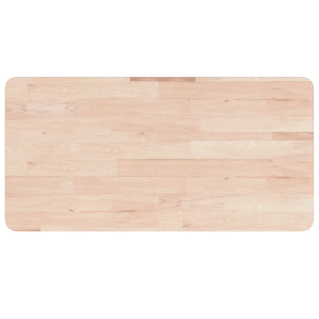 Radni stol 100x60x(73-99,5) cm od masivne hrastovine pravokutni