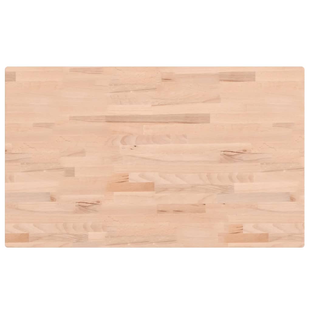 Radni stol 100x60x(71,5-98) cm od masivne bukovine pravokutni