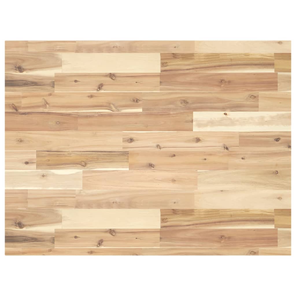 Radni stol 80x60x(73-99,5) cm masivno drvo bagrema pravokutni