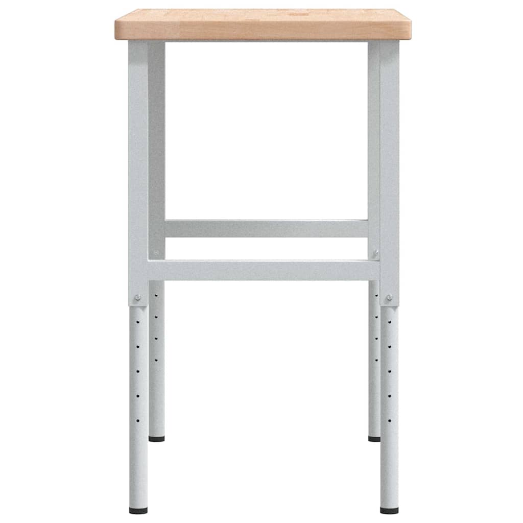 Radni stol 100x60x(73-99,5) cm od masivne hrastovine pravokutni