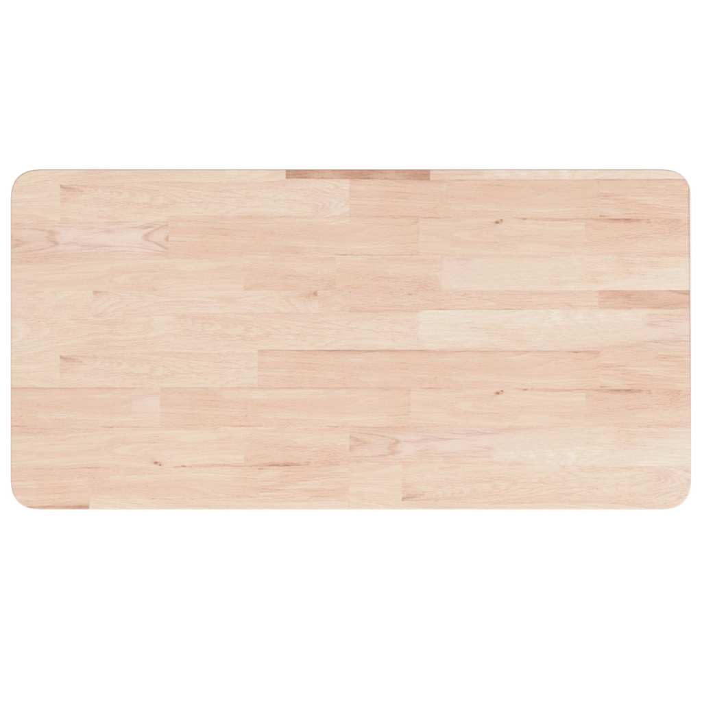 Radni stol 100x60x(73-99,5) cm od masivne hrastovine pravokutni