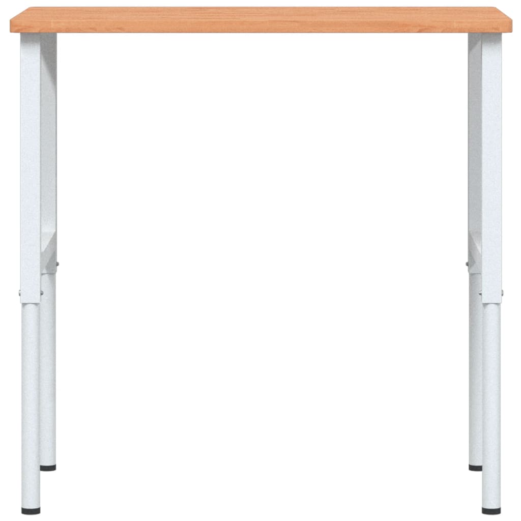 Radni stol 100x60x(71,5-98) cm od masivne bukovine pravokutni