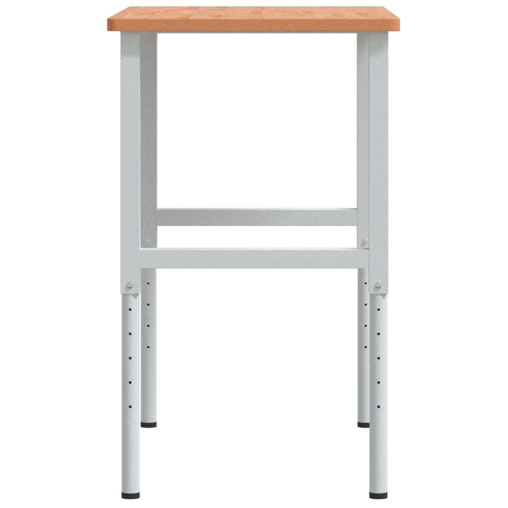 Radni stol 100x60x(71,5-98) cm od masivne bukovine pravokutni