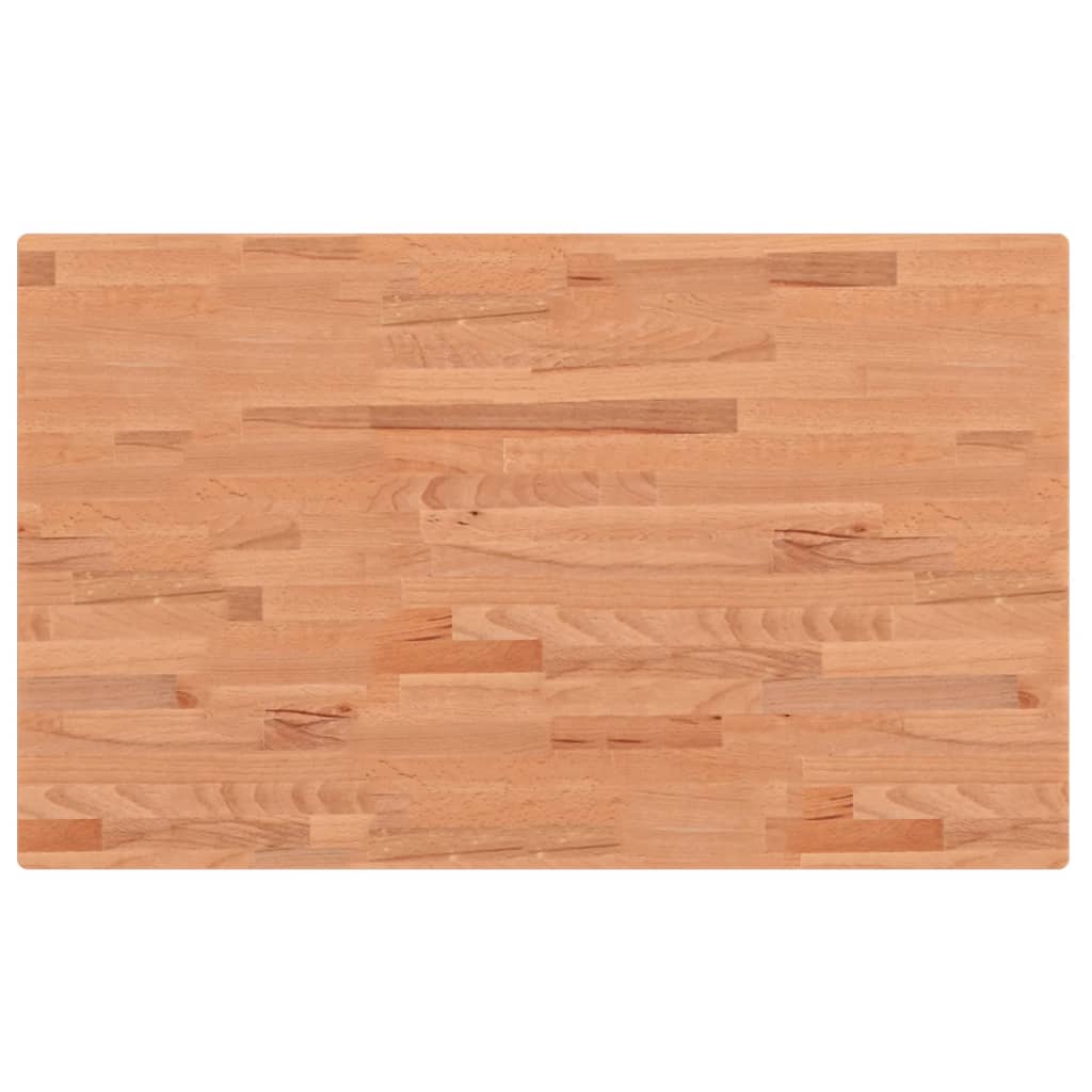 Radni stol 100x60x(71,5-98) cm od masivne bukovine pravokutni
