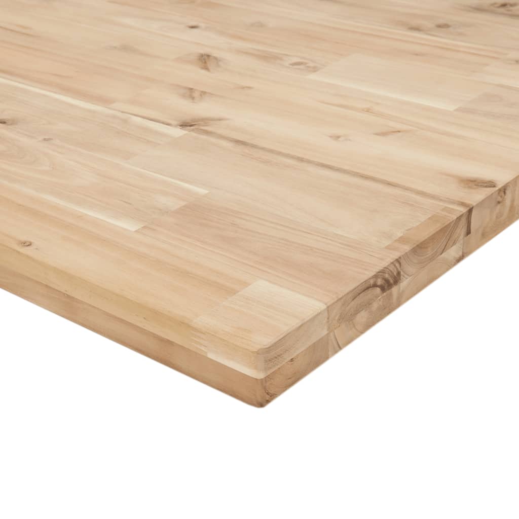 Radni stol 80x60x(73-99,5) cm masivno drvo bagrema pravokutni