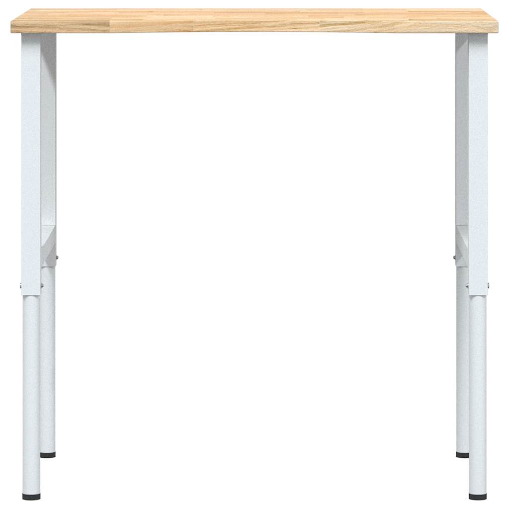 Radni stol 100x60x(71,5-98) cm puno drvo hrast