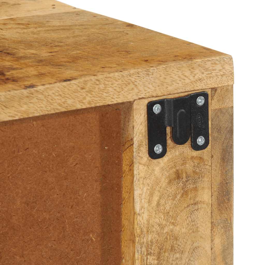 Zidni TV ormarić 80x30x19 cm Puno grubo drvo Mango