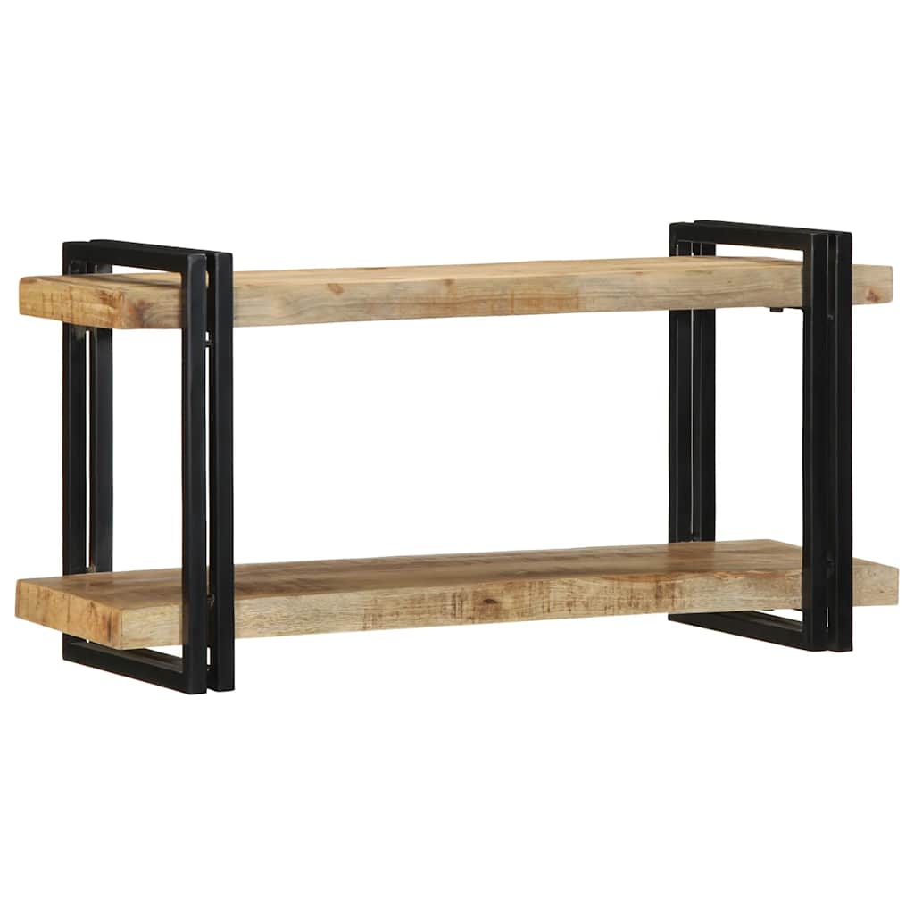 Zidna polica 90x33x45 cm Puno grubo drvo Mango