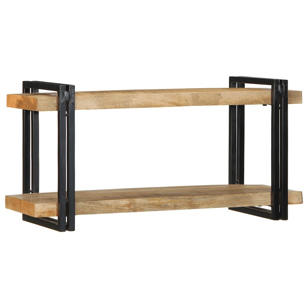 Zidna polica 90x33x45 cm Puno grubo drvo Mango