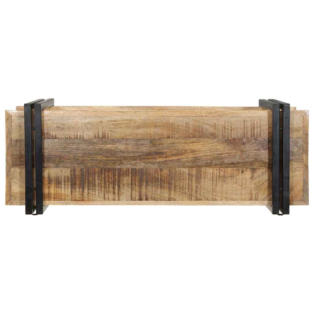 Zidna polica 90x33x45 cm Puno grubo drvo Mango