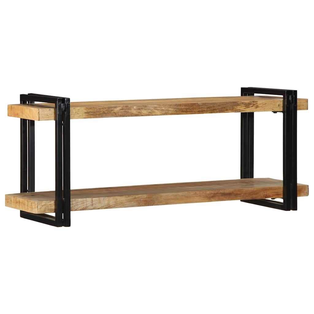 Zidna polica 110x33x45 cm Puno grubo drvo Mango