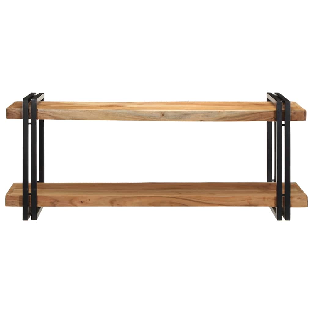 Zidna polica 110x33x45 cm puno drvo bagrem
