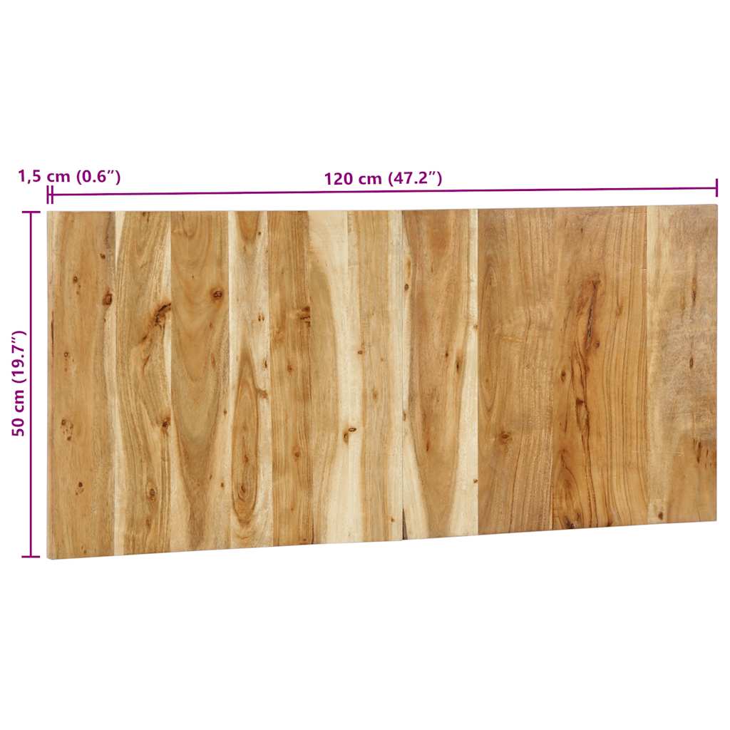 Uzglavlje 120 cm puno drvo bagrem