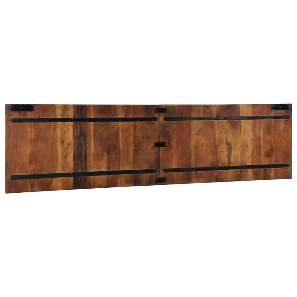 Višebojno uzglavlje 200 cm masivno drvo manga