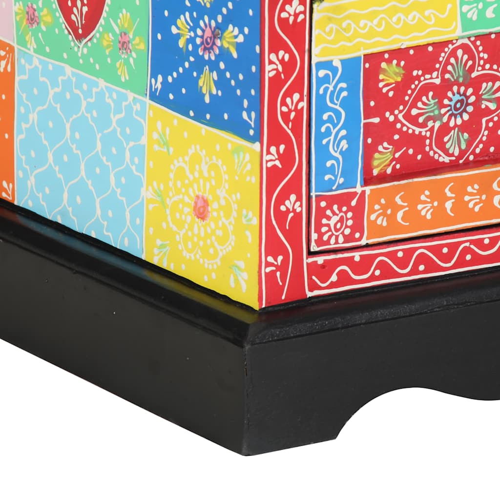Noćni ormar 2 pcs Šareni 40 x 35 x 45 cm Čvrsto drvo manga
