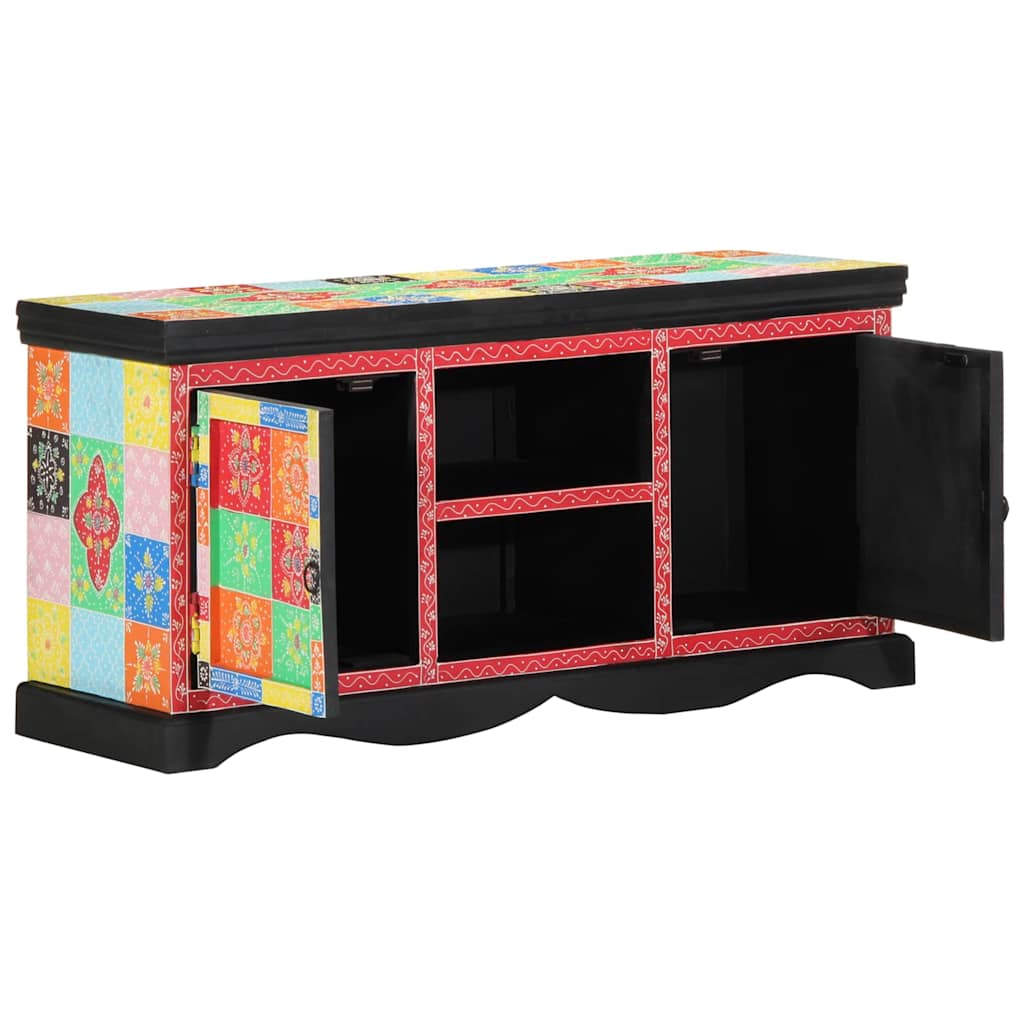 TV ormar Šareni 100 x 35 x 50 cm Čvrsto drvo manga
