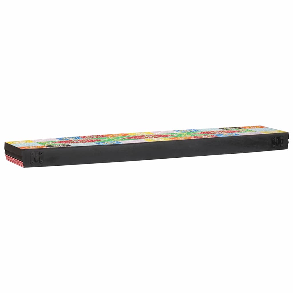 Police na zidu Zidne Šareni 100 x 20 x 6 cm Čvrsto drvo manga