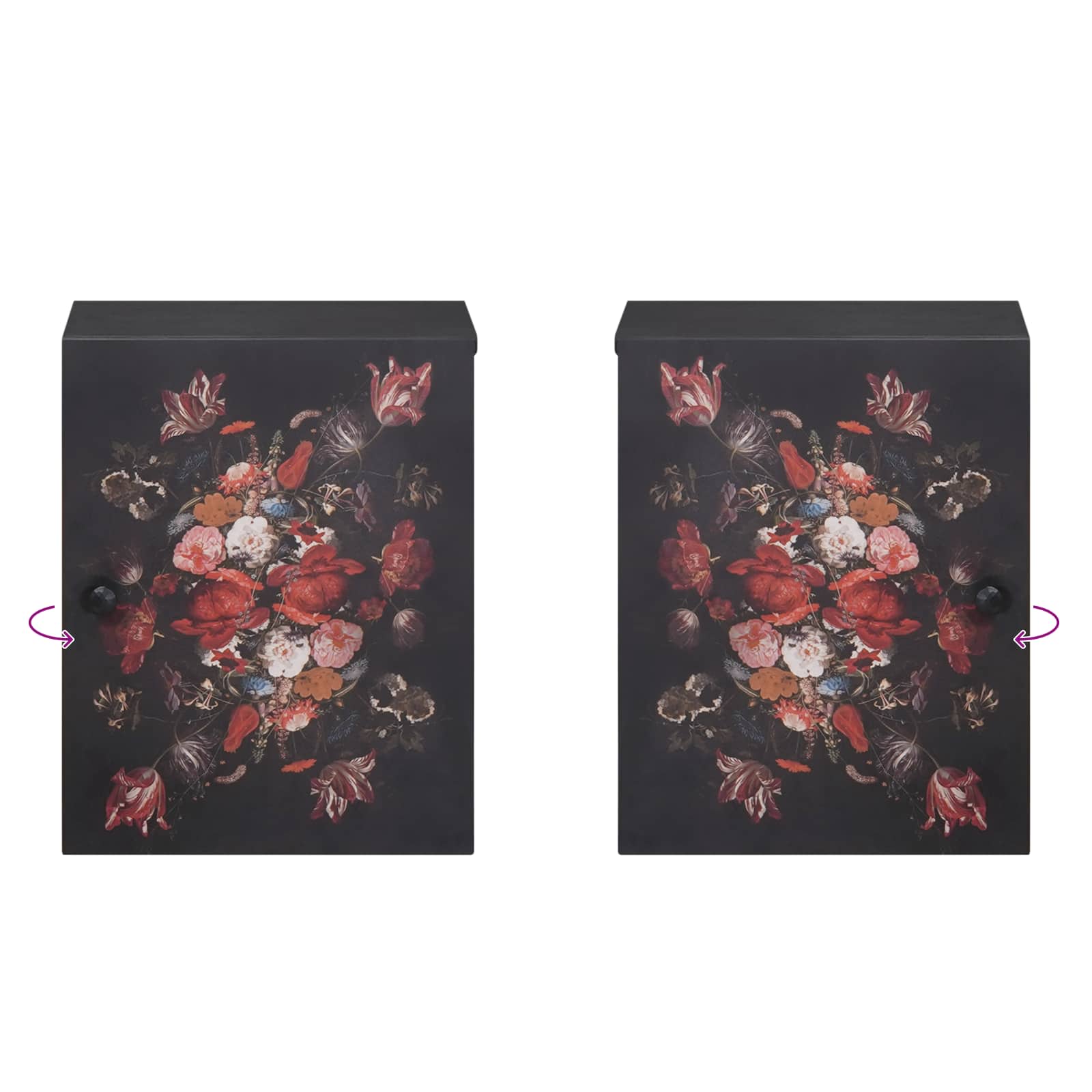 Set ormarića za kupaonicu s ladicama 4 pcs Čvrsto drvo manga