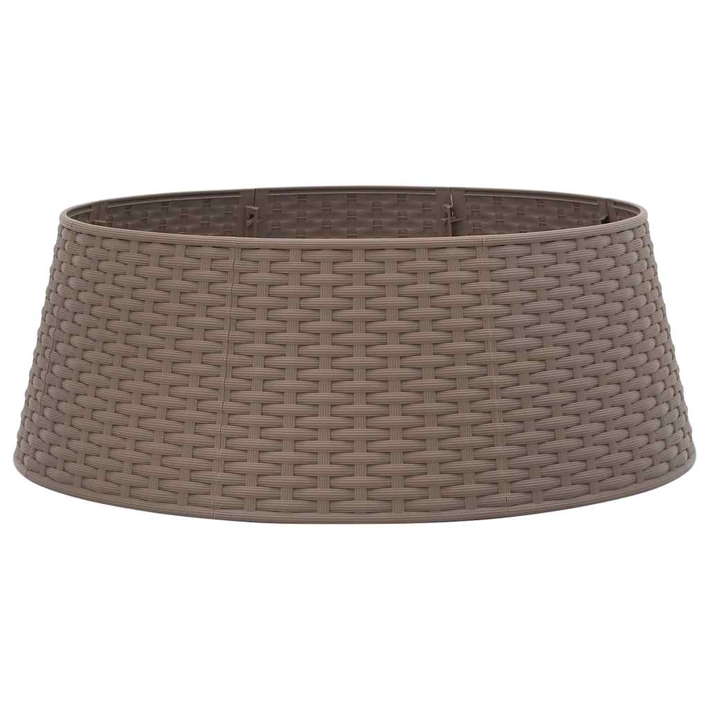 Suknja za božićno drvce Smeđa Ø65x23 cm Plastika